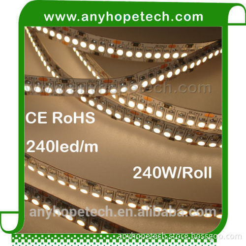 2 years guarantee 240ledm 4620lm warm white super bright led flexible strips